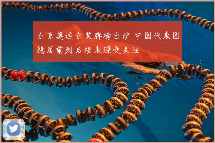 东京奥运会奖牌榜出炉 中国代表团稳居前列后续表现受关注